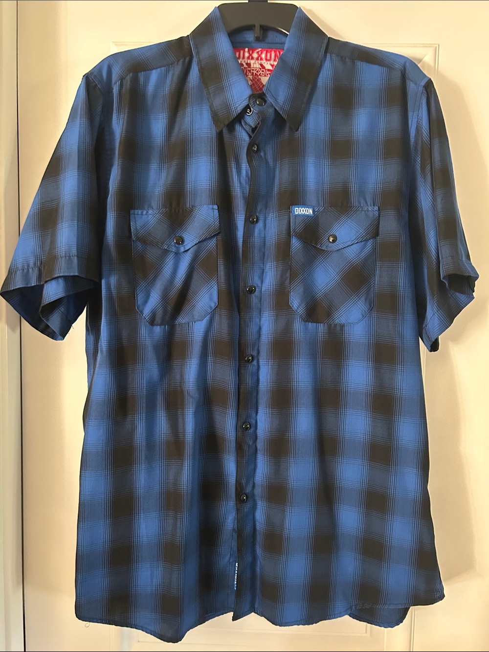 DIXXON Men’s Short-Sleeve Bamboo City Garden Question Authority size Large